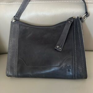 FRYE Melissa DARK GREY leather crossbody/shoulder bag